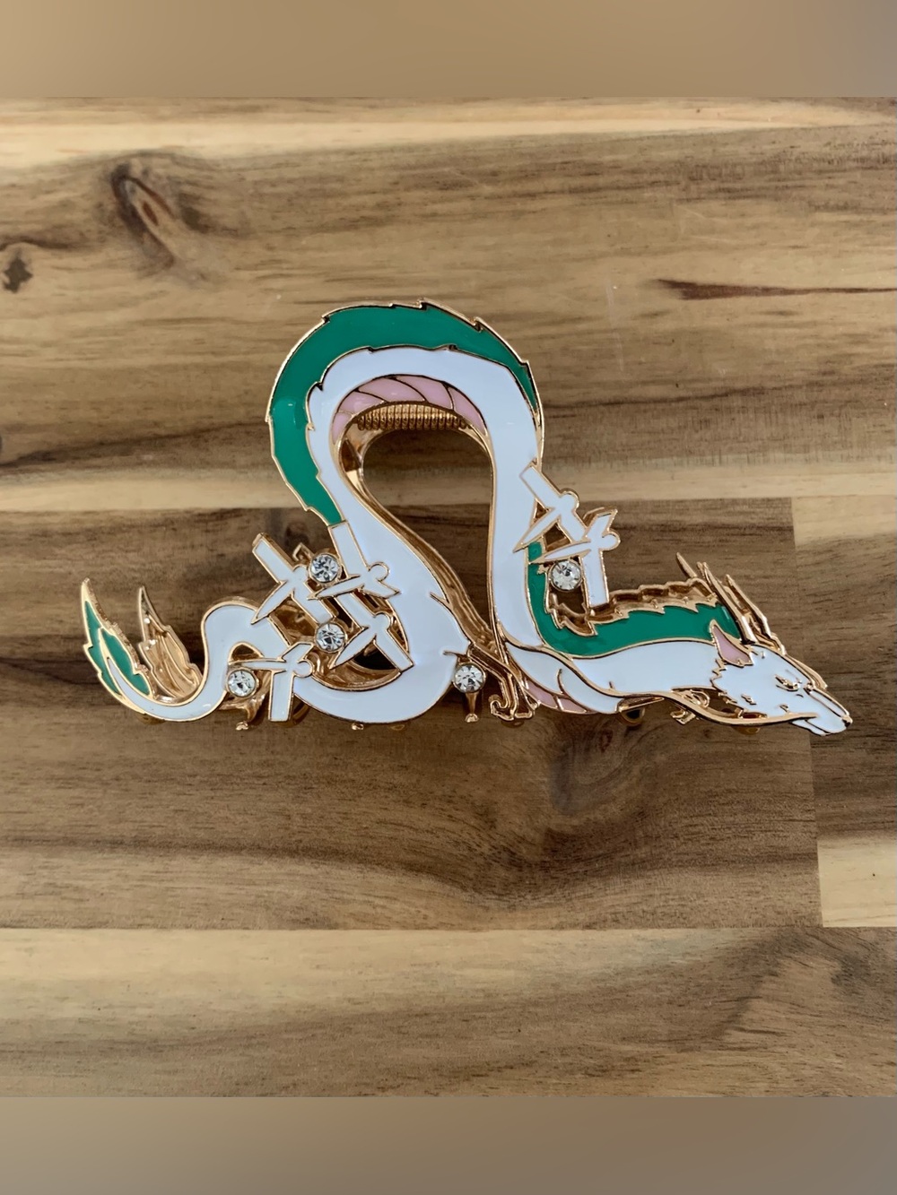 Studio Ghibli Spirited Away Haku Dragon Claw Hair Clip NWOT
